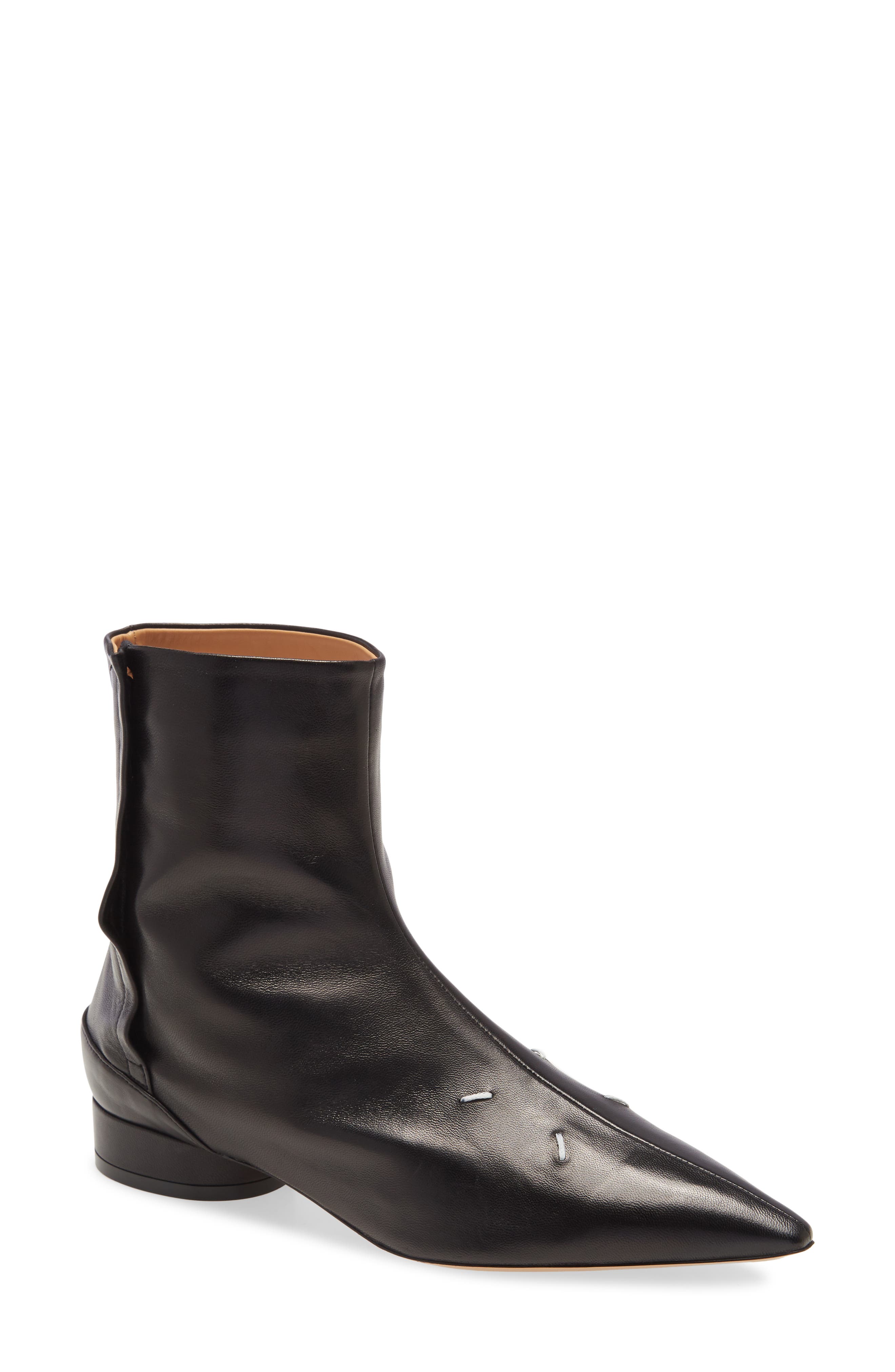 Maison Margiela Kiki Pointed Toe Bootie, Main, color, 