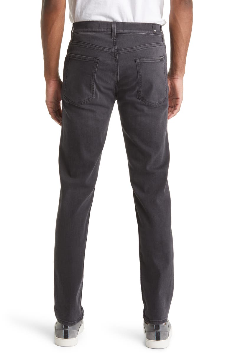 7 For All Mankind Slimmy Slim Fit Jeans, Alternate, color, Washedblk