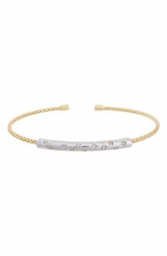 Diamond Mesh Cuff Bangle