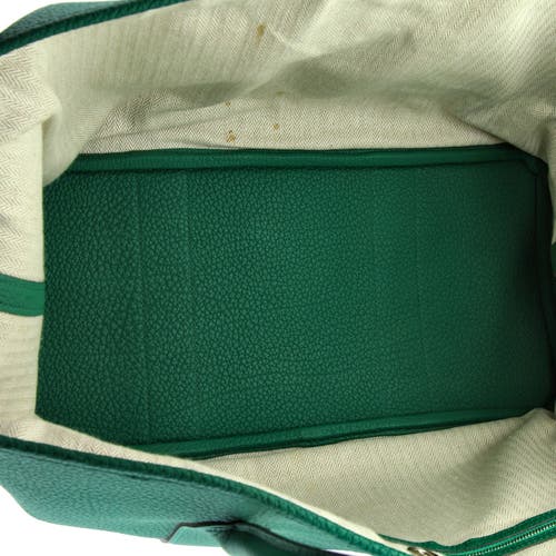 Pre-owned Hermes  Hermes Garden Party Tote Leather 36 In Green
