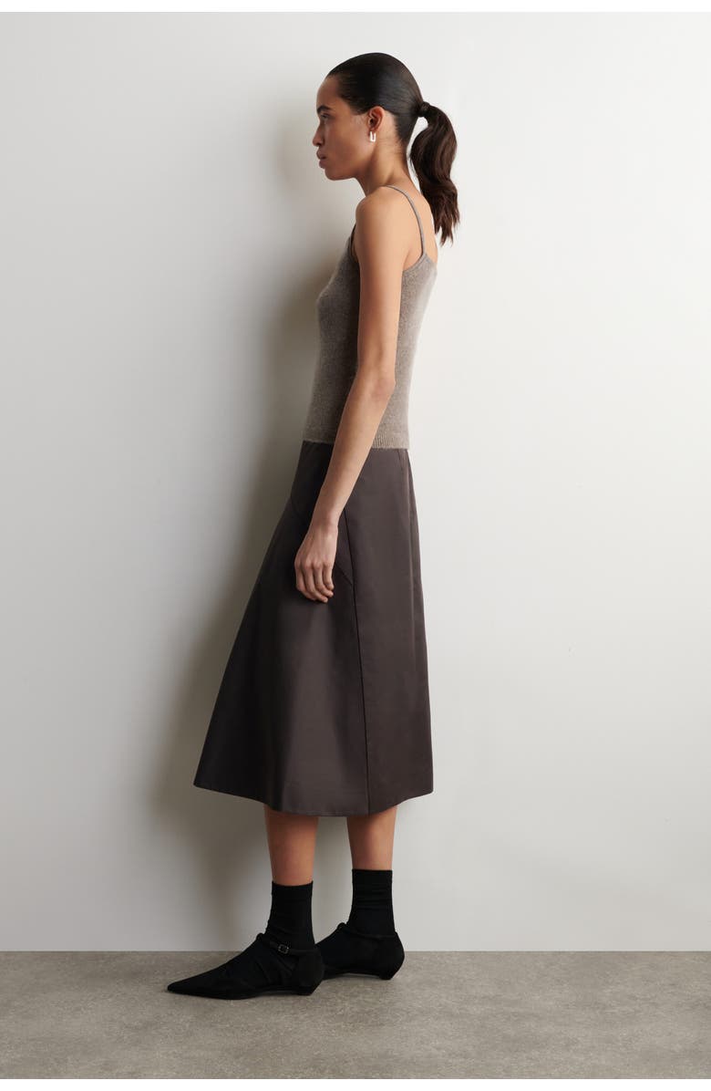 COS Cashmere Tank Top, Alternate, color, Brown Mélange