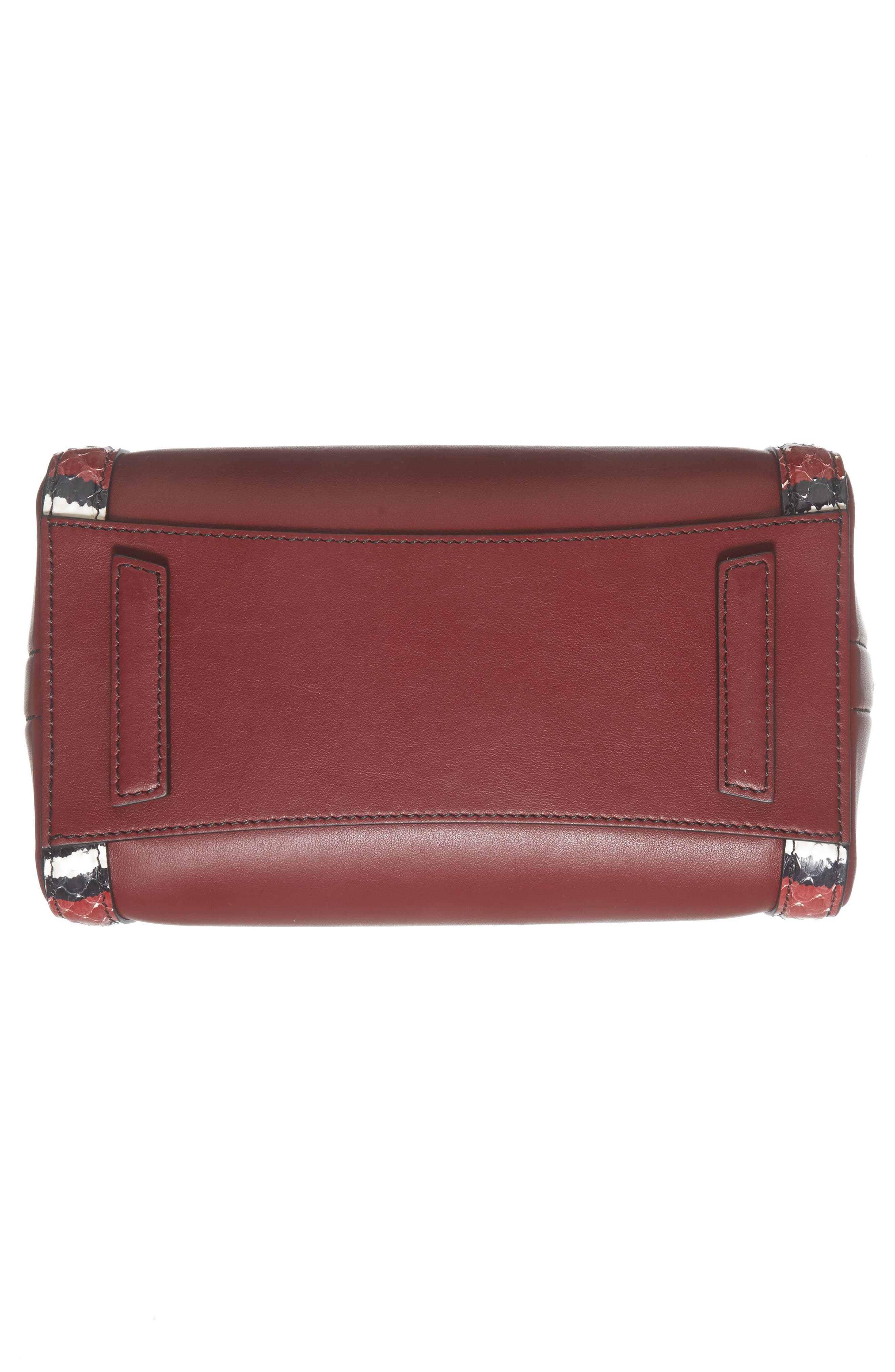 Givenchy Antigona Genuine Snakeskin & Calfskin Leather Satchel, Alternate, color, 