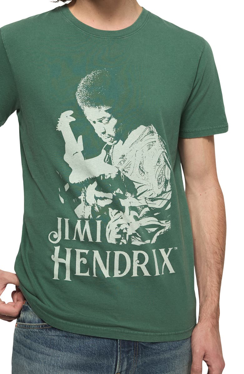 Lucky Brand Jimi Hendrix Cotton Graphic T-Shirt, Alternate, color,