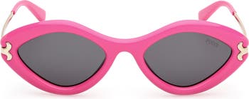 Geometric 54mm Sunglasses
