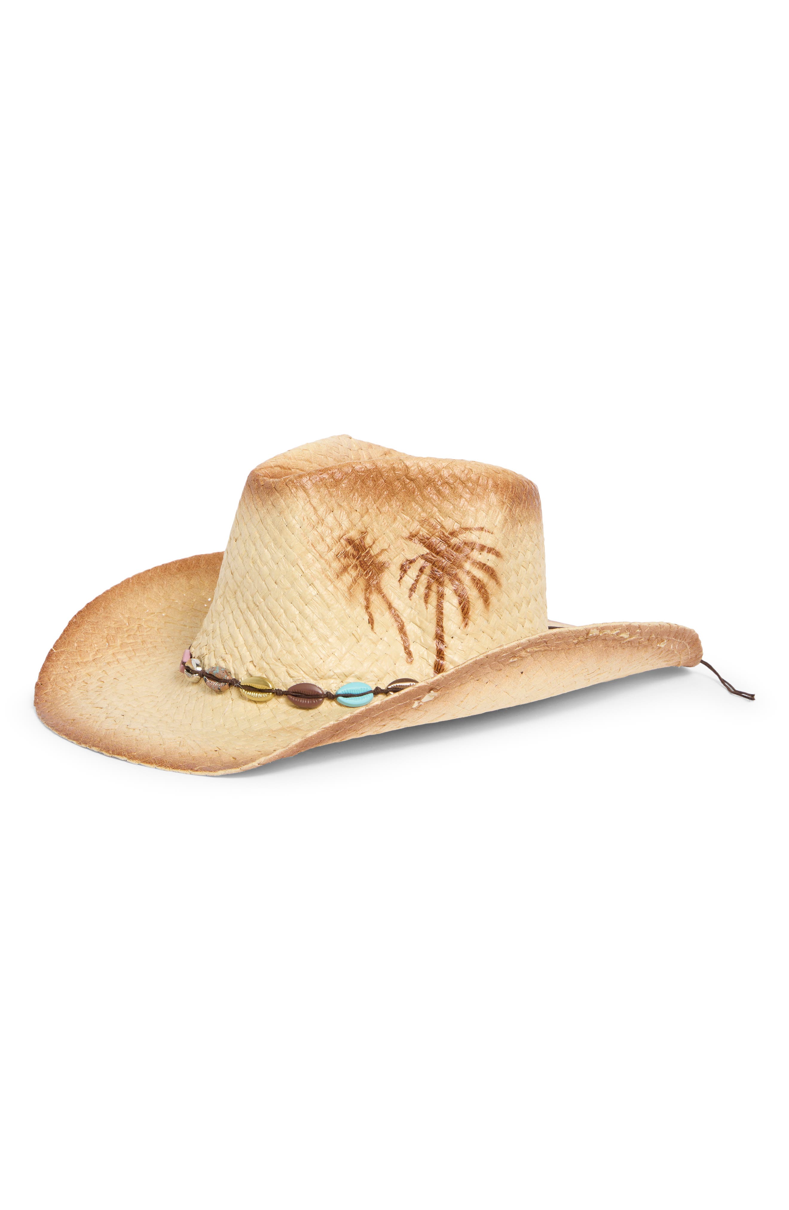 Tea Stained Straw Cowboy Hat