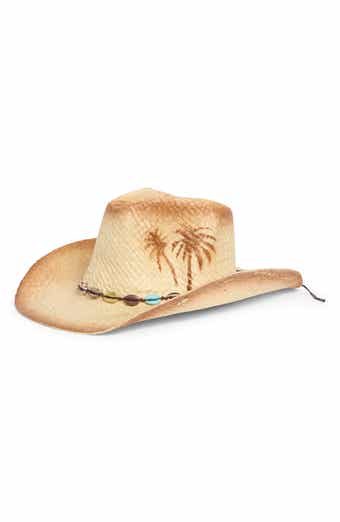 Tea Stained Straw Cowboy Hat