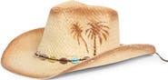 BUSBEE STYLE Tea Stained Straw Cowboy Hat