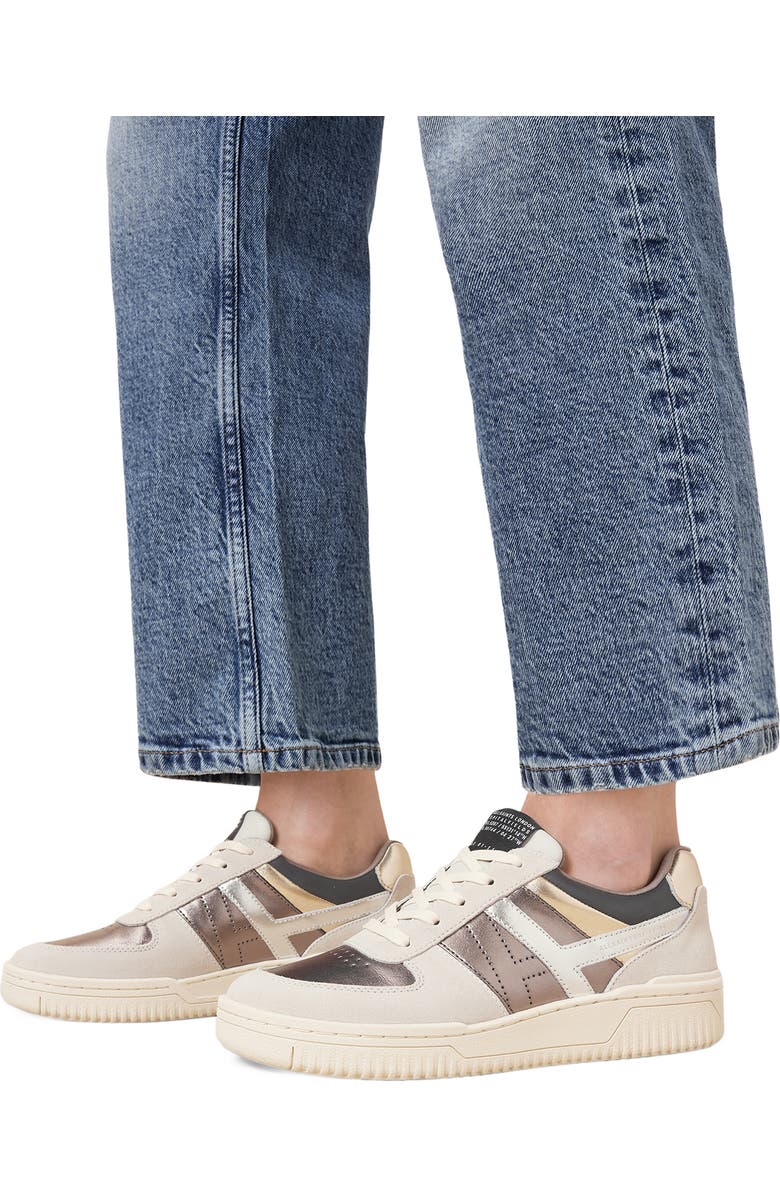AllSaints Vix Sneaker, Alternate, color, White/ Metallic