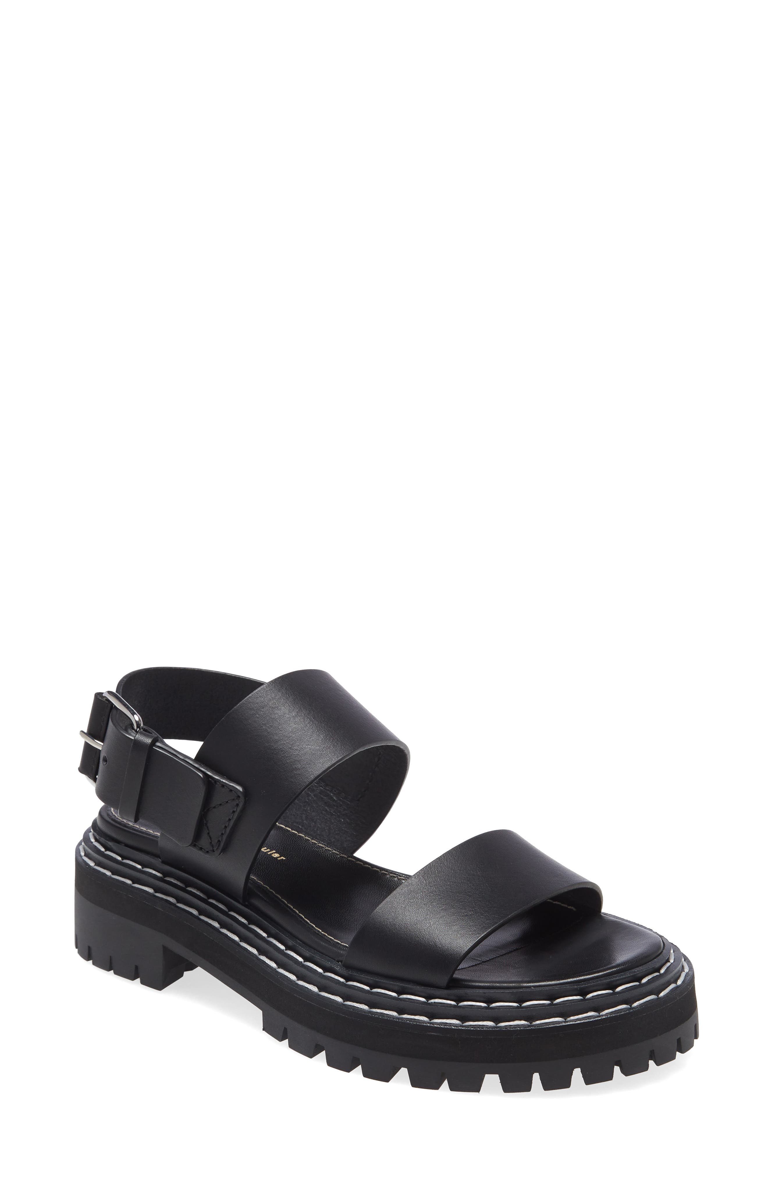 Proenza Schouler Lug Sole Sandal, Main, color, 