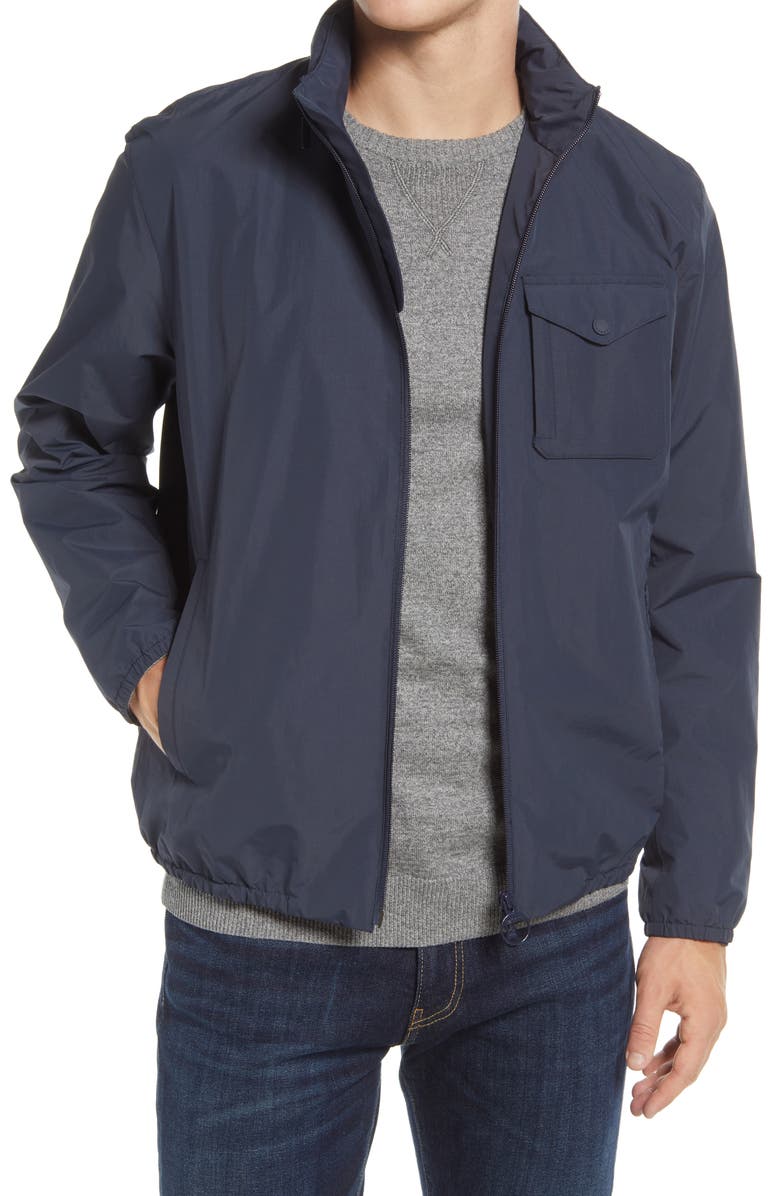 Barbour Emble Waterproof Hooded Jacket, Main, color,