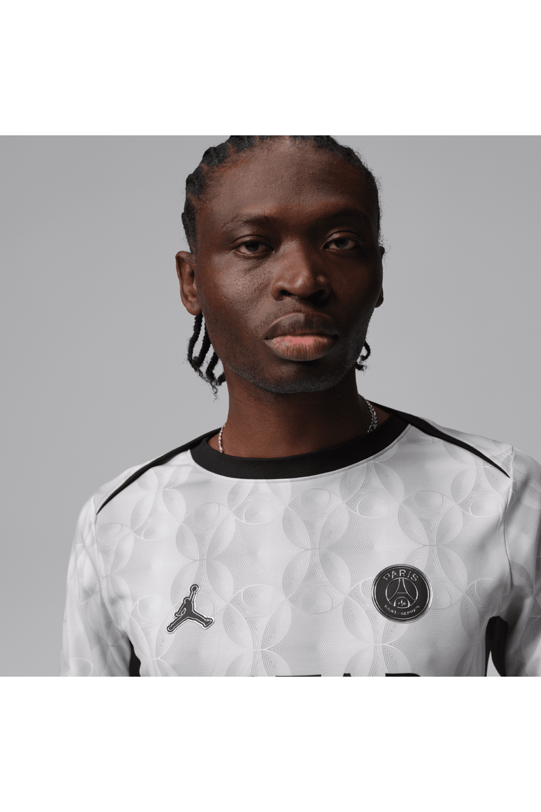 Men's Jordan Brand  Black Paris Saint-Germain Long Sleeve Pre-Match Dri-FIT Top, Alternate, color, Gray