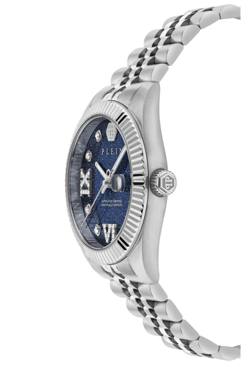 Date Superlative Bracelet Watch, 34mm, Alternate, color, STAINLESS STEEL