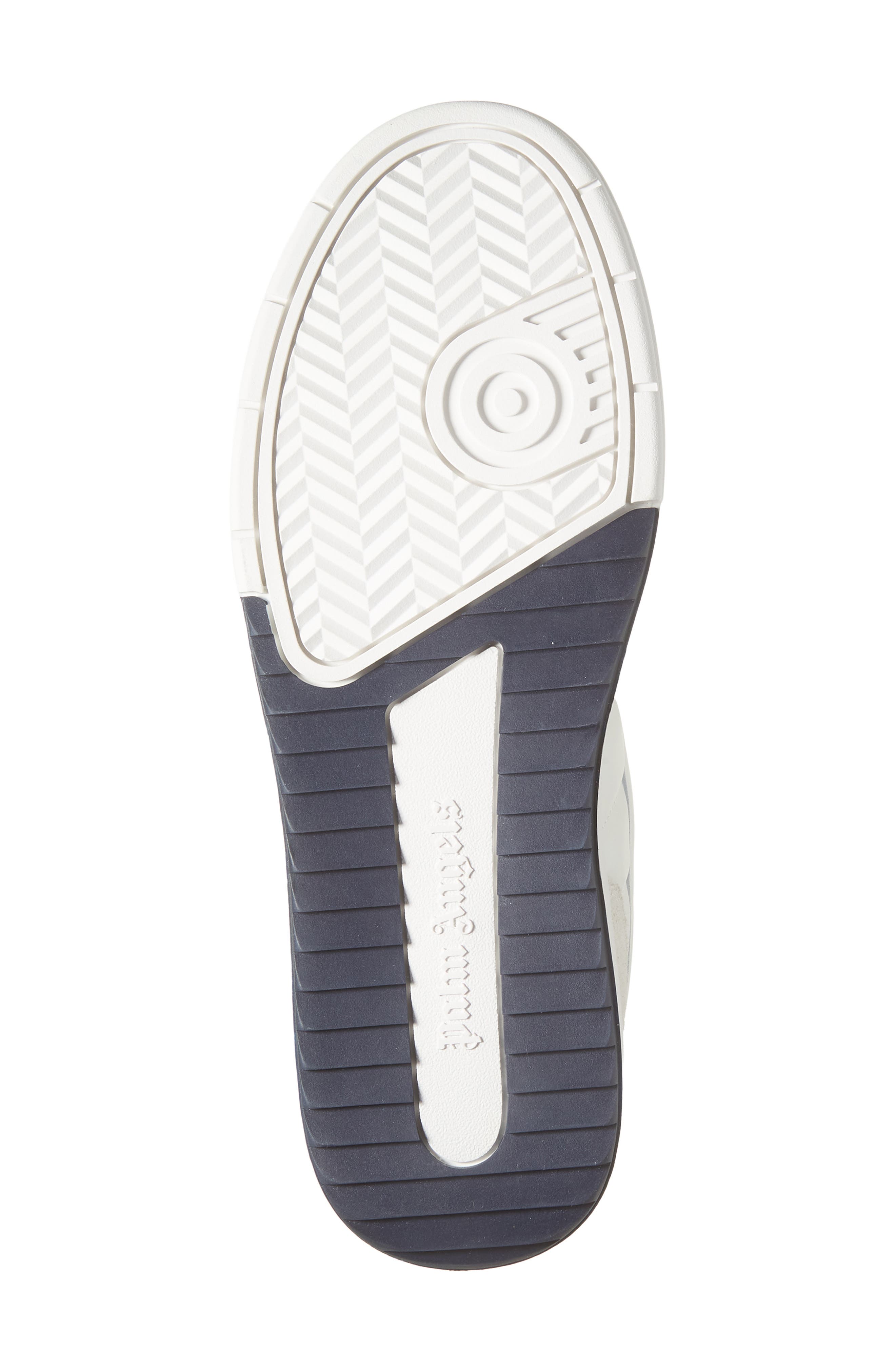 Palm Angels Palm Beach University Low Top Sneaker, Alternate, color, White Navy Blue