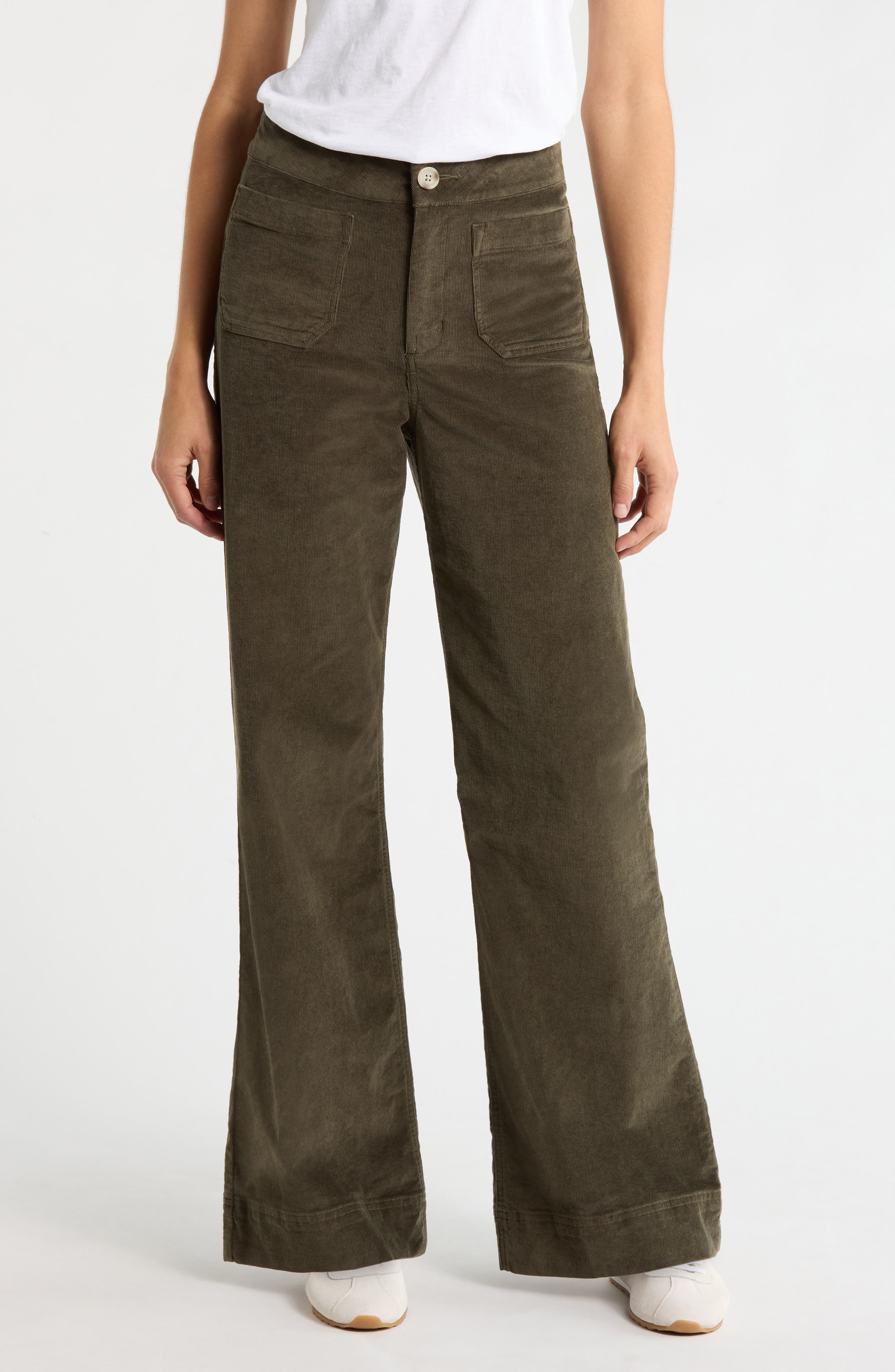 TravisMathew Everyday Patch Pocket Cotton Blend Corduroy Pants