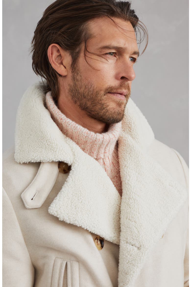 Cashmere pea coat, Alternate, color, Sand