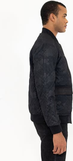 Quilted Bomber Jacket