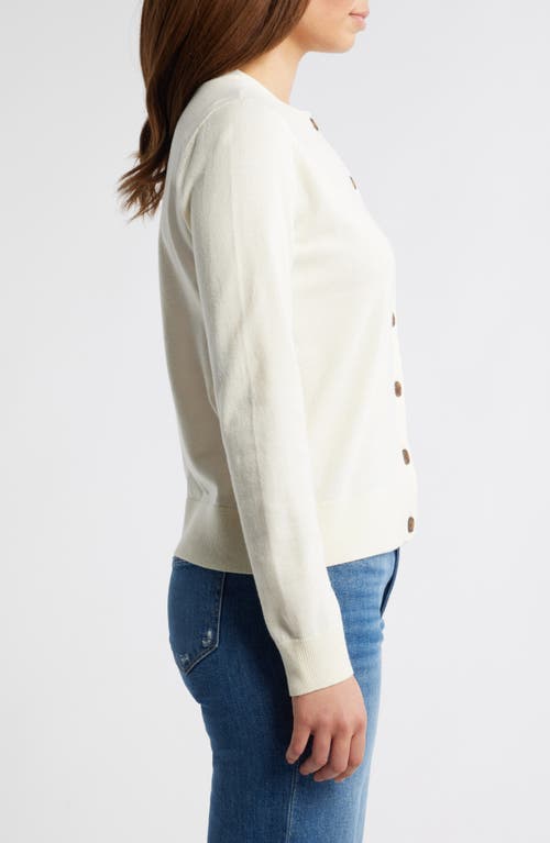 CASLON CASLON® CLASSIC CREWNECK CARDIGAN