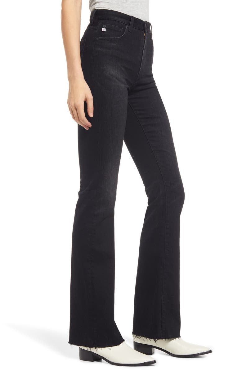 AG Alexxis High Waist Raw Hem Bootcut Jeans, Alternate, color,