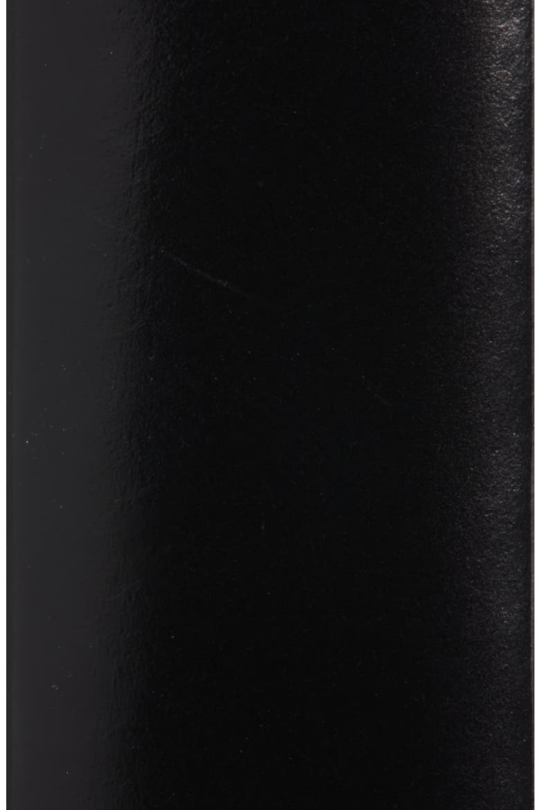 Totême Croc Embossed Leather Belt, Alternate, color, BLACK