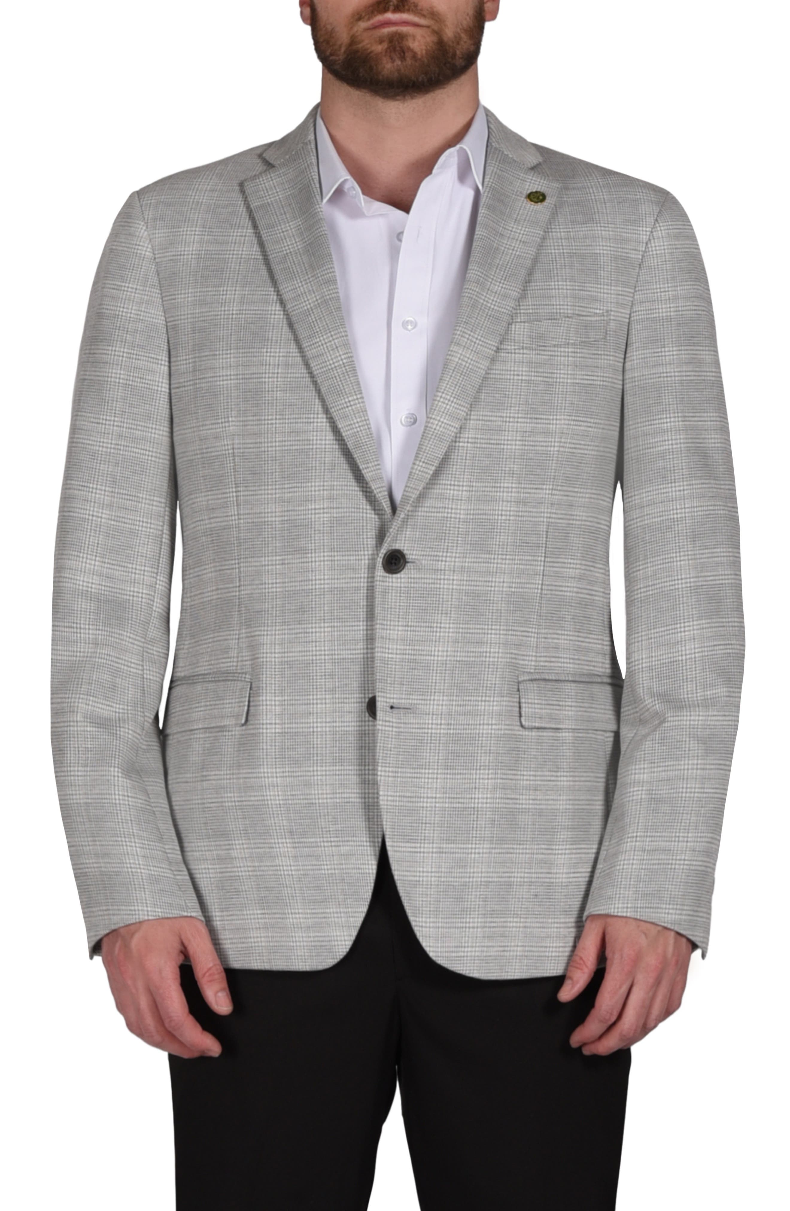 CRICKETEER Plaid Knit Sport Coat