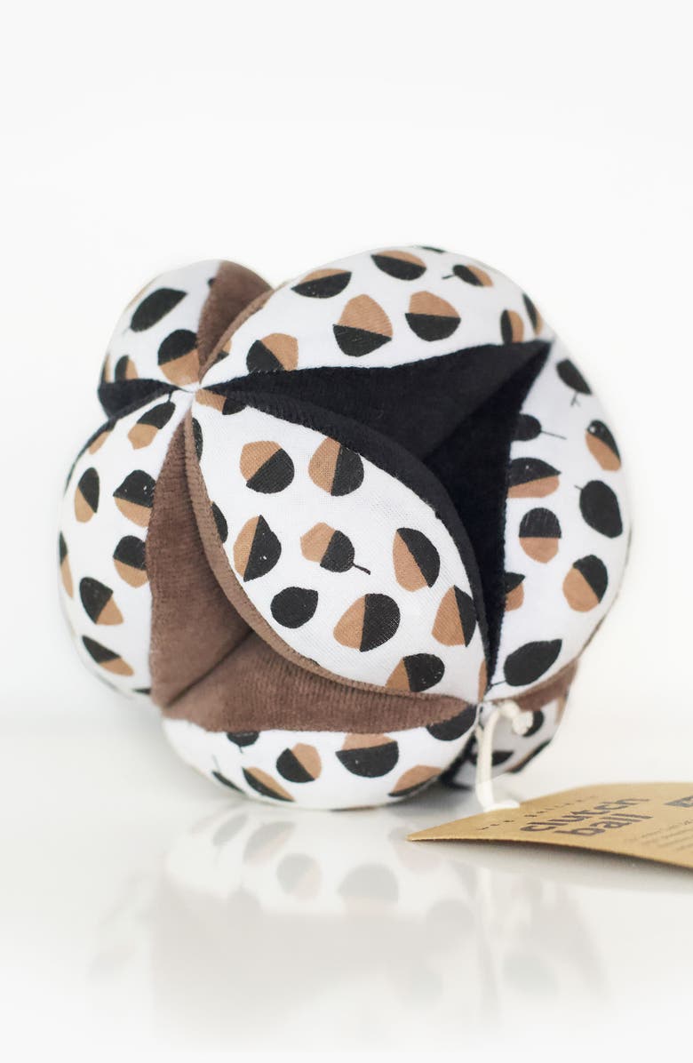 Wee Gallery Acorn Playmat with Crinkle Toy and Clutch Ball Bundle, Alternate, color, Woodland