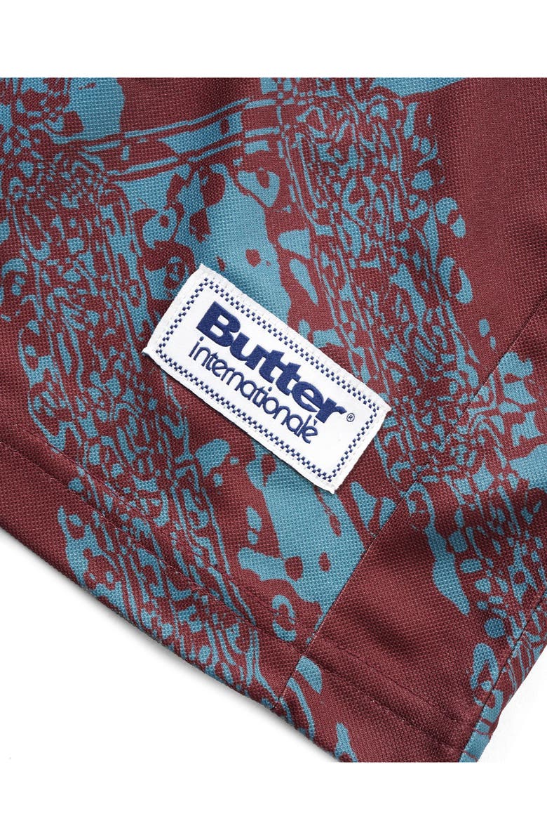 Butter Goods Jazz Logo Soccer Jersey, Alternate, color, Cordovan