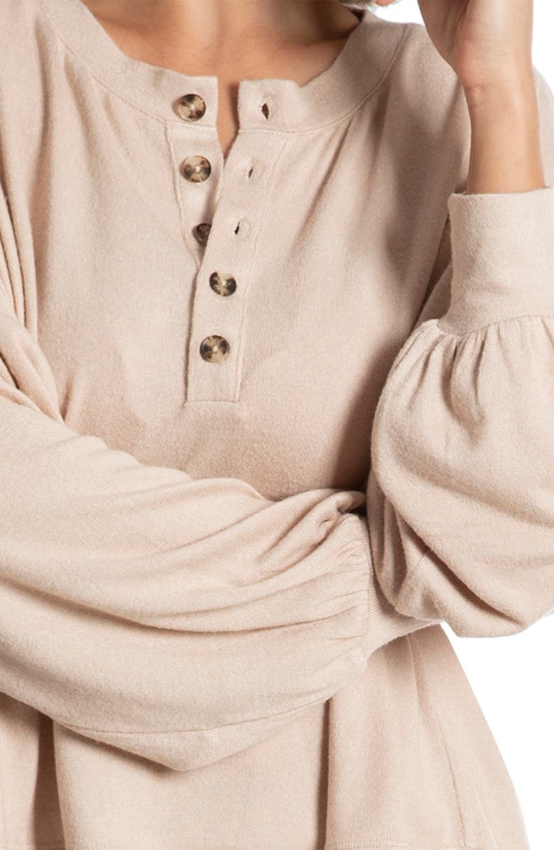 Midnight Bakery Hacci Knit Pajama Top, Alternate, color, 