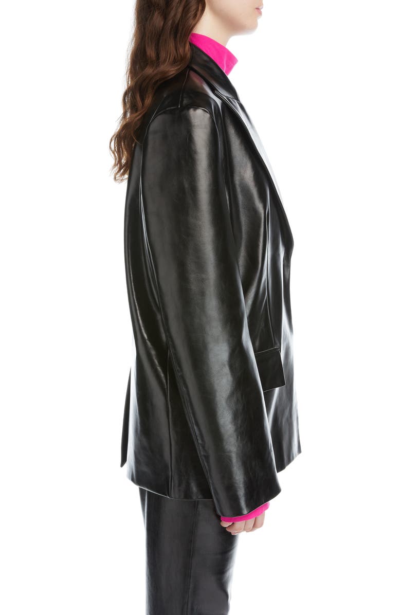 Acne Studios Lepage Leather Suit Jacket, Alternate, color, 