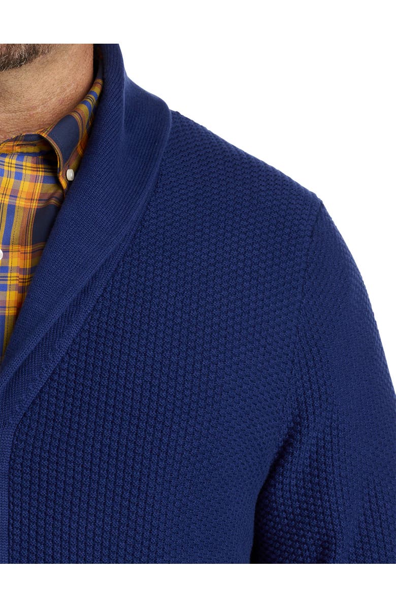 Oak Hill by DXL Shawl Collar Cardigan, Alternate, color, Blue Depths