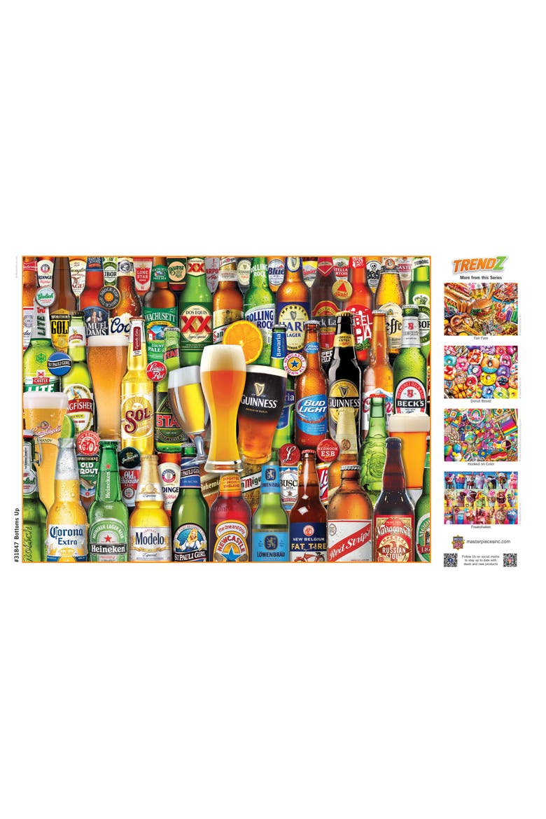 Bottoms Up 300 Piece Jigsaw Puzzle, Alternate, color, Multicolor