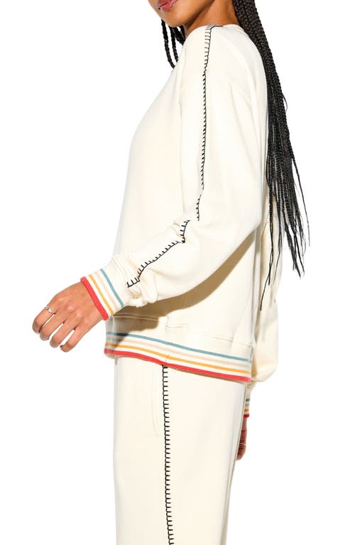 Spiritual Gangster Astrid Sweatshirt In White