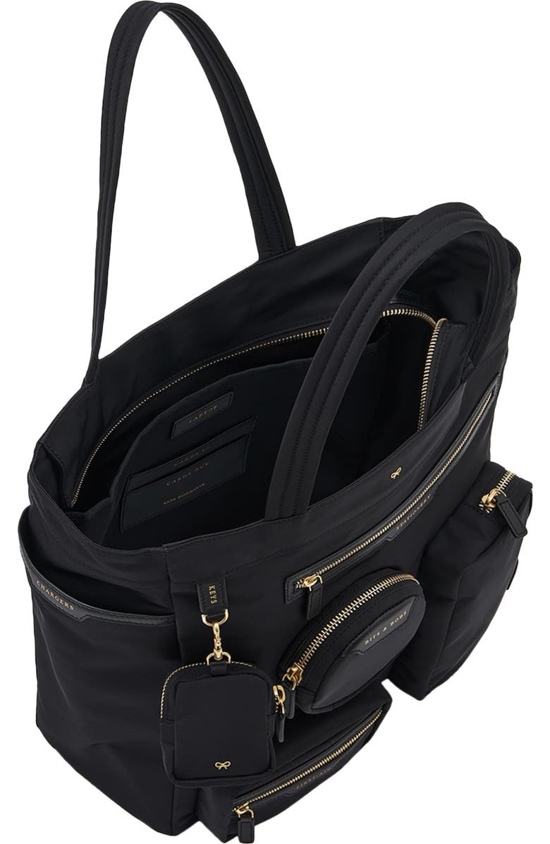 Anya Hindmarch Working From Home Nylon Tote, Alternate, color,