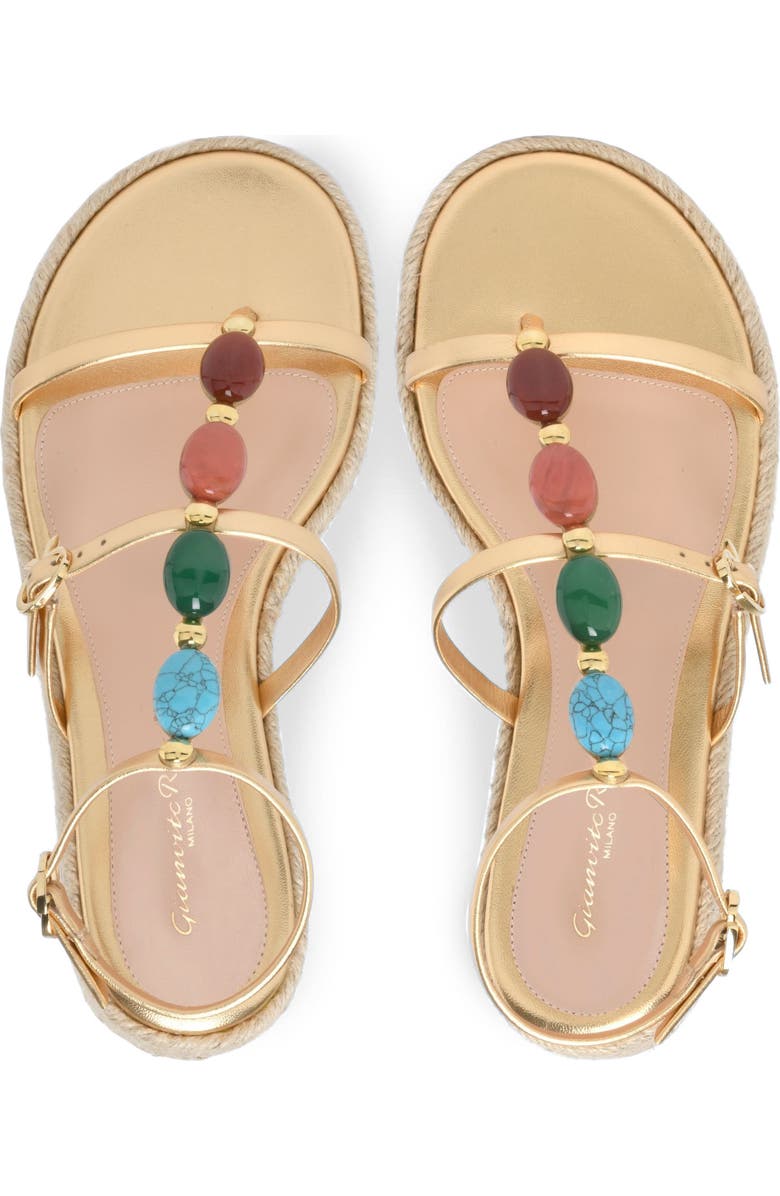Gianvito Rossi Shanti Beach Sandals, Alternate, color,