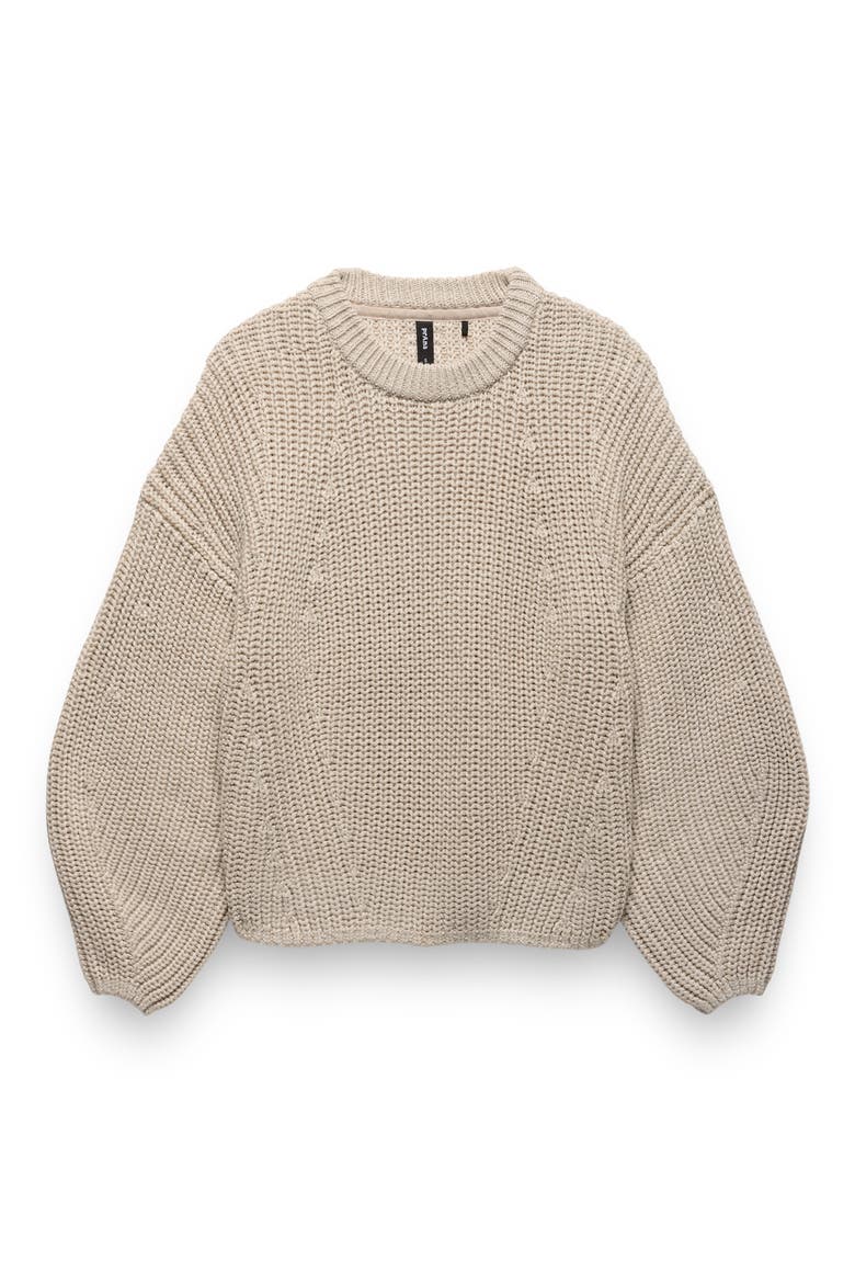 Sunday River Crewneck Sweater, Alternate, color, BEACH PEBBLE
