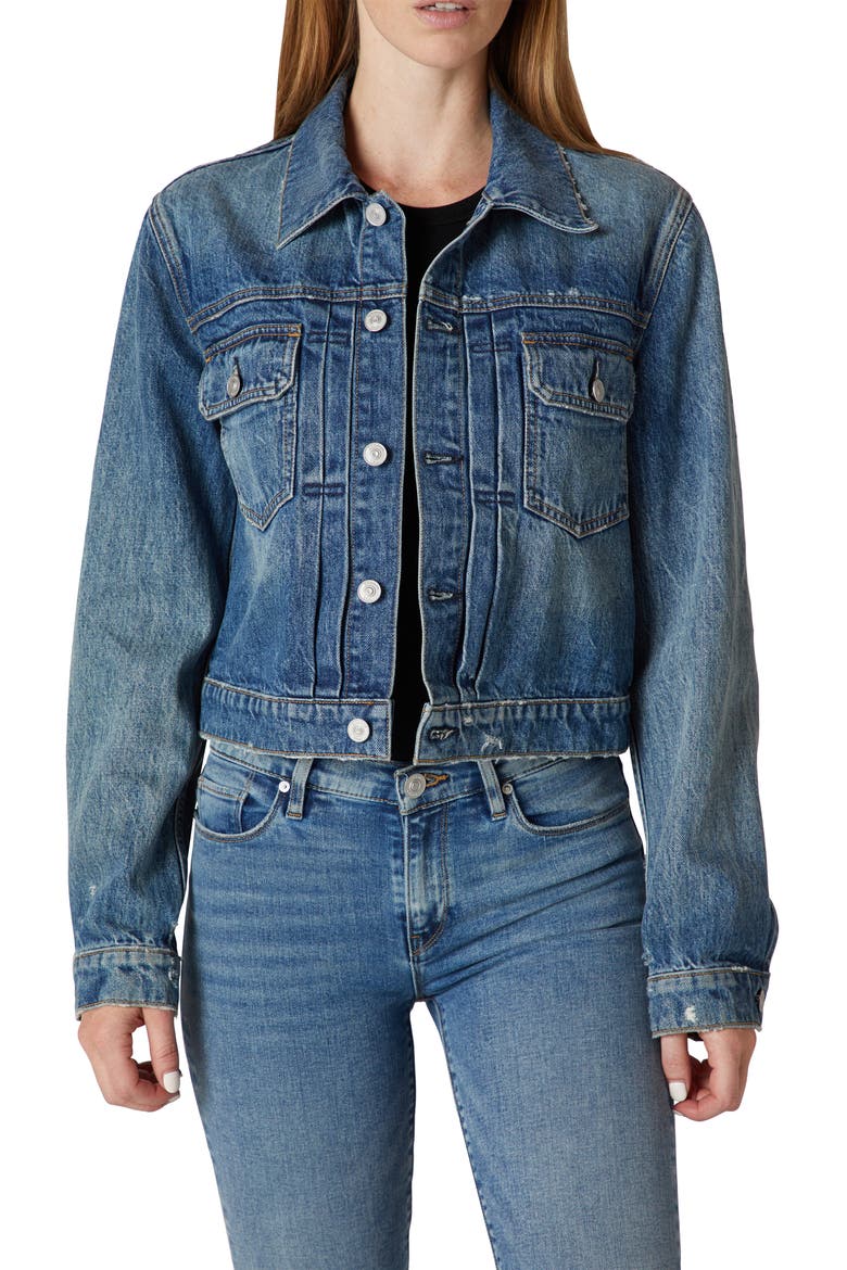 Jeans Lola Shrunken Trucker Jacket, Alternate, color, FANTASY