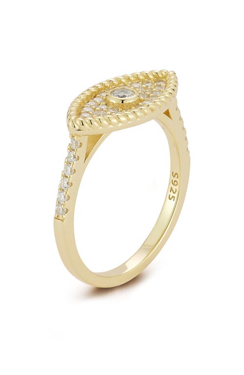 Glaze Jewelry Pavé Cubic Zirconia Evil Eye Ring