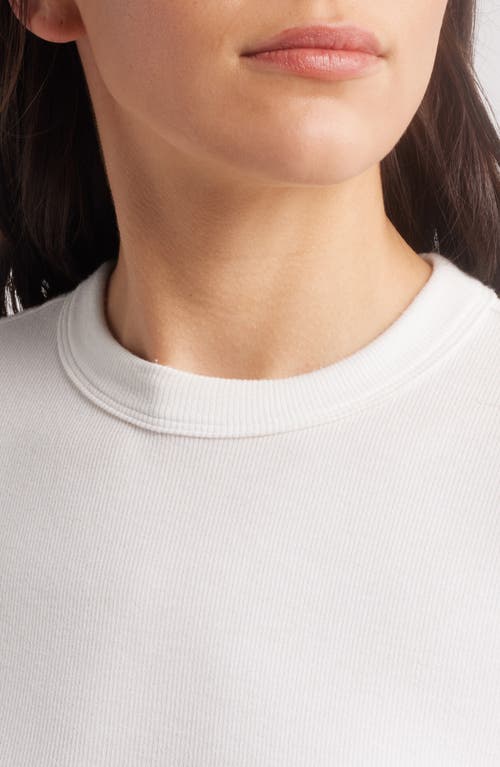 Frame Crochet-trim Tee In White