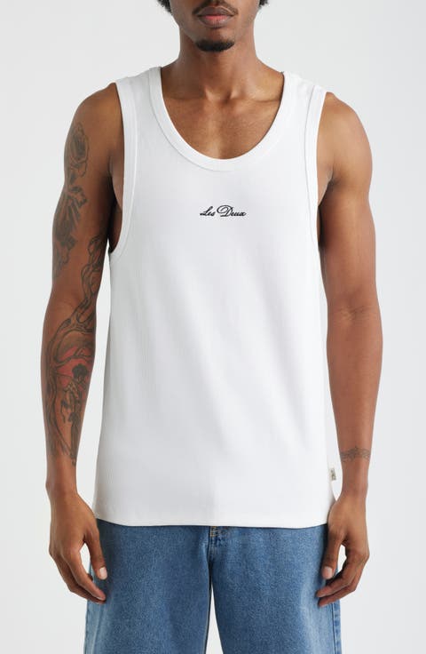 Arthur Logo Embroidered Rib Tank