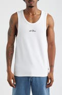 Les Deux Arthur Logo Embroidered Rib Tank
