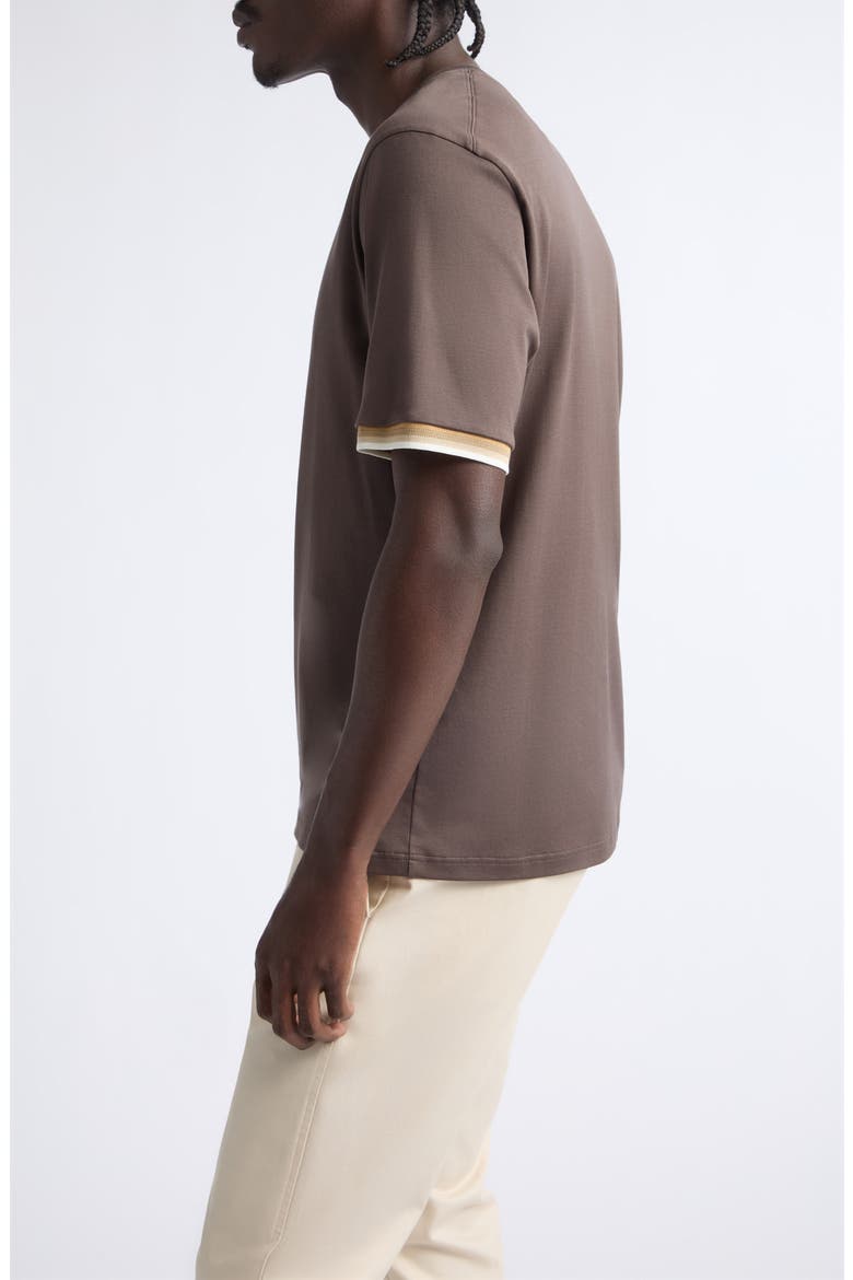 Cotton T-Shirt, Alternate, color, 8800 CHOCOLATE BROWN