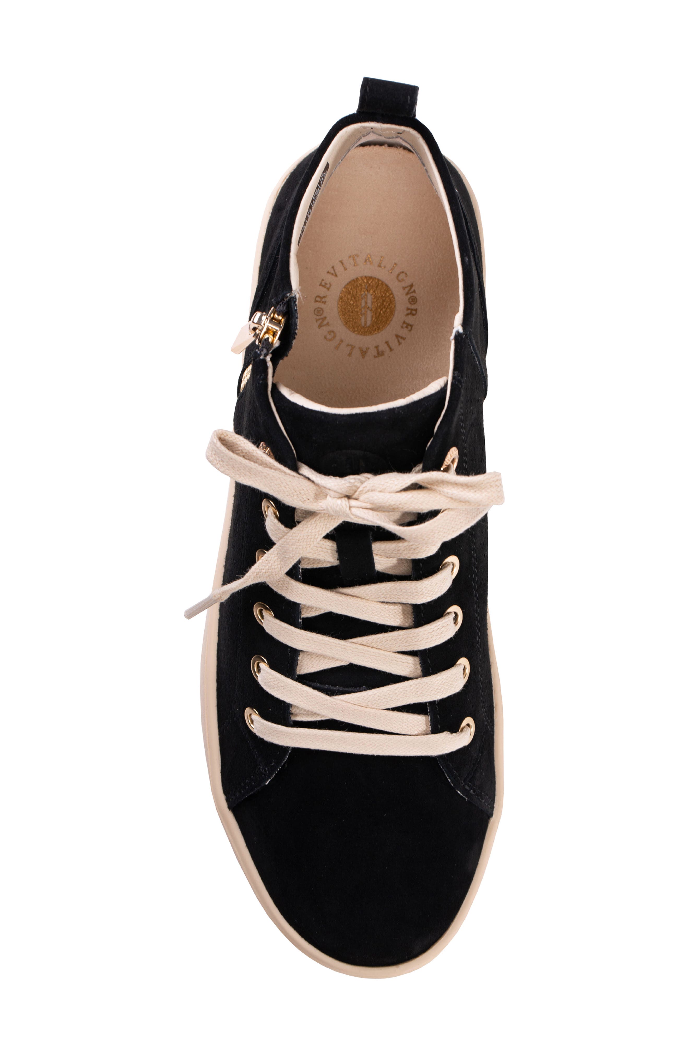 Revitalign Emma Sneaker, Alternate, color, Black