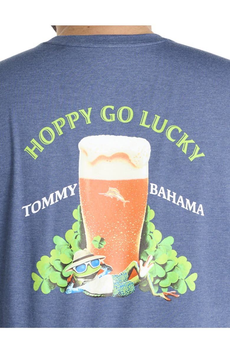 Tommy Bahama Big & Tall Happy Go Lucky Graphic Tee, Alternate, color, Navy Heather