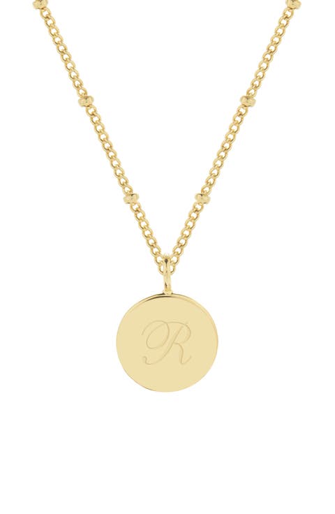 Lizzie Initial Pendant Necklace