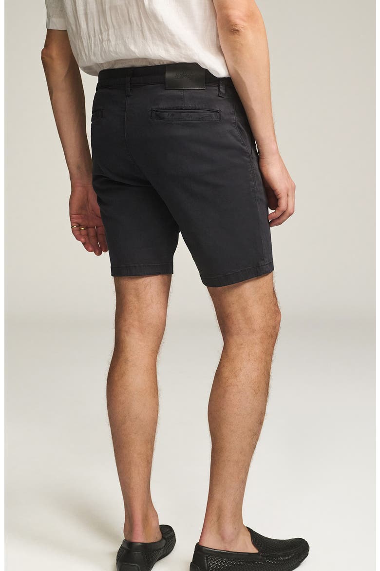Arizona Slim Fit Flat Front Chino Shorts, Alternate, color, NAVY TWILL