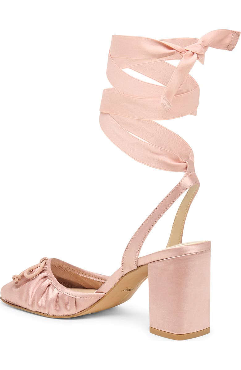 Dolce Vita Tisha Ankle Wrap Pump, Alternate, color, Light Blush Satin