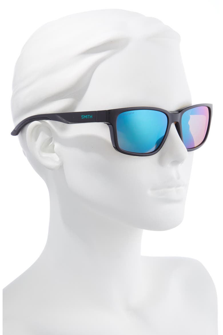 Basecamp 58mm ChromaPop™ Polarized Sport Sunglasses, Alternate, color, BLACK JADE/ OPAL MIRROR