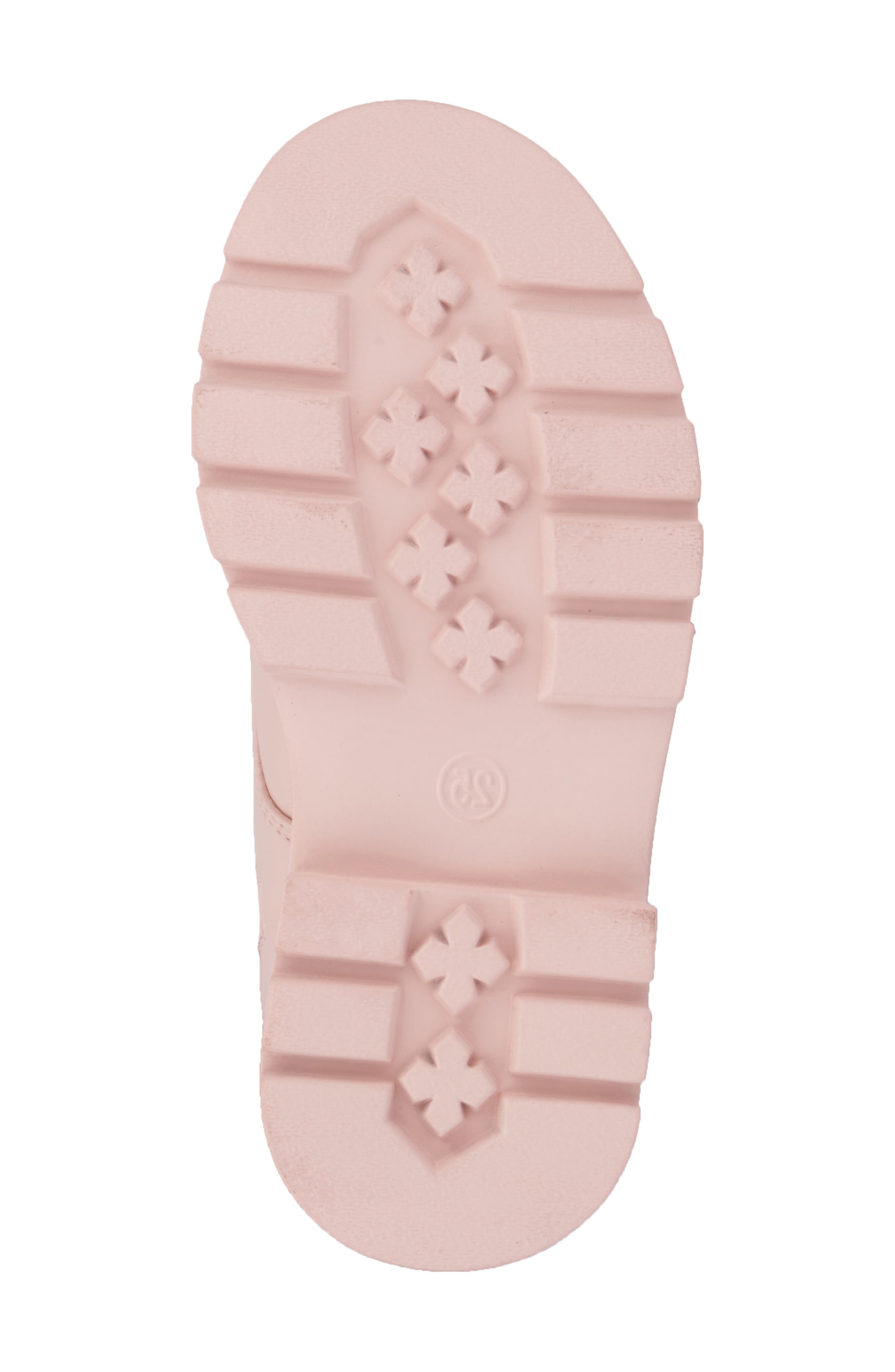 OLIVIA MILLER Kids' Astro Stud Combat Boot, Alternate, color, Blush
