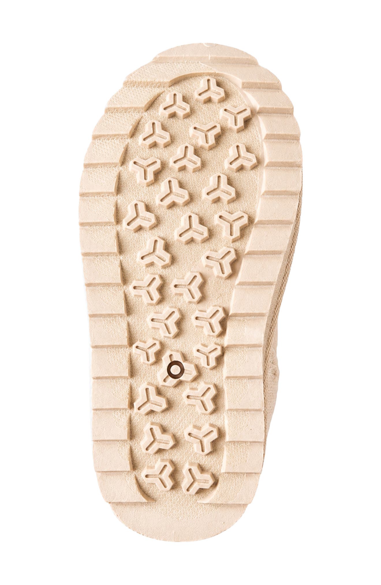 Kids' Cozy Quilted Faux Fur Lined Boot, Alternate, color, CREAM