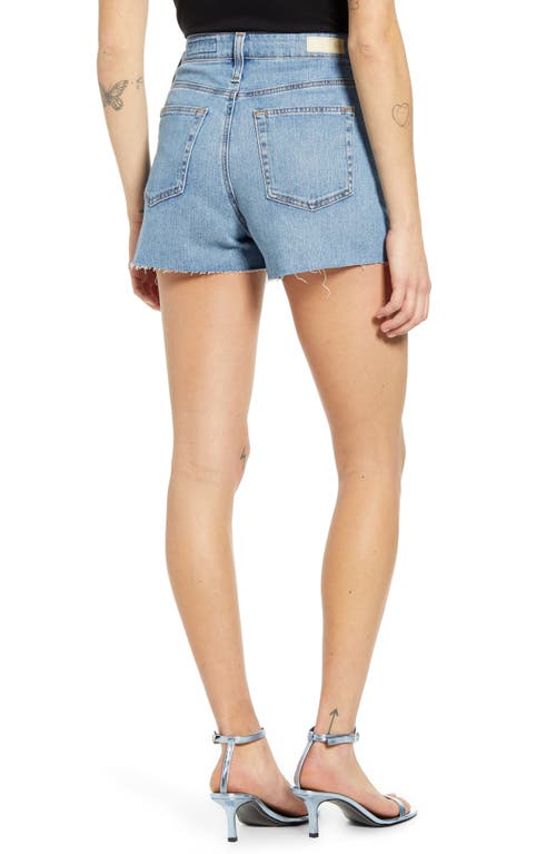 Ag Mikkel High Waist Cutoff Denim Shorts In Blue