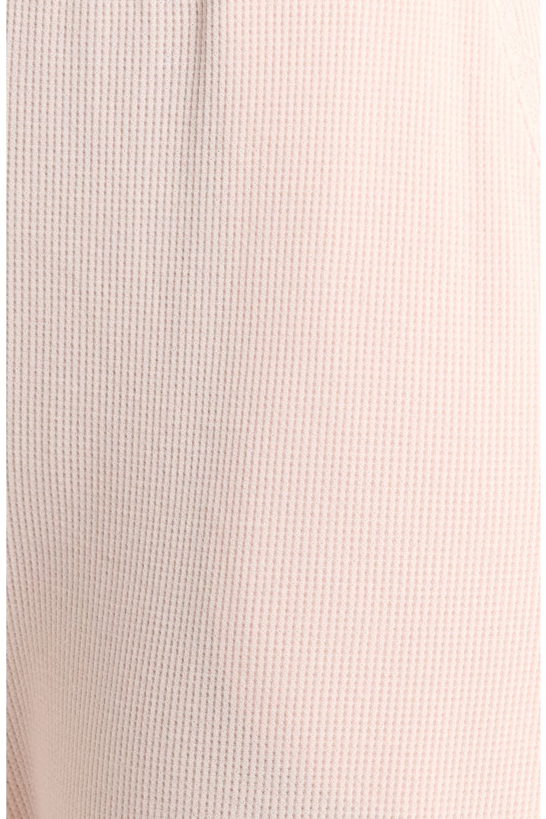 Claire Waffle Knit Pajamas, Alternate, color, PEARL BLUSH